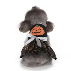 GIOIO - Vestido Halloween Perro Pequeño Disfraz Mascota Divertido M