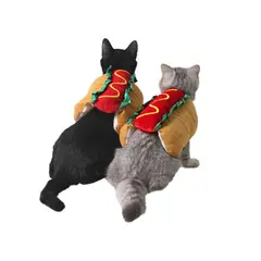 GIOIO - Disfraz Hot Dog Hamburguesa Mascota Navidad Halloween XL