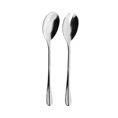 KITCHENWARE - SET CUCHARAS ENSALADA 2PZ ACERO INOXIDABLE