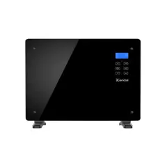 KENDAL - Estufa Panel Convector Vidrio GH10RM 1000 W Negro