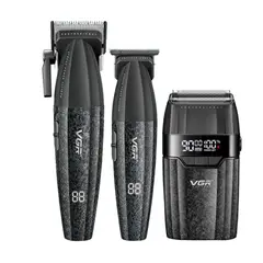 VGR VOYAGER - VGR Barber Combo V-640S3 Cortadora Patillera y Afeitadora
