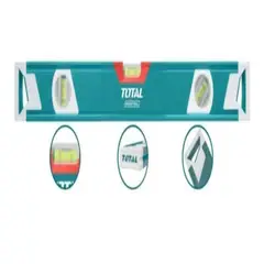 TOTAL TOOLS - Nivel Aluminio 3 Burbujas 30cm