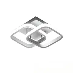 UMEXUS - Lámpara de Techo Cuadrada Blanco