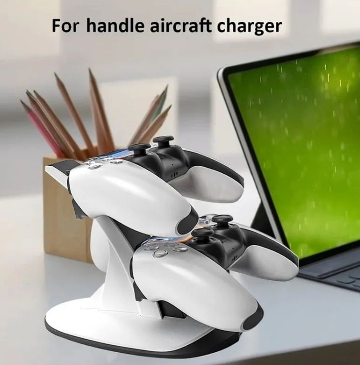 Base Cargador Ps5 Para Dualsense Slot De 2 Controles Dock