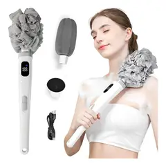 EVERSO - Set Para Ducha Escobilla Larga Esponja Para Espalda Limpieza