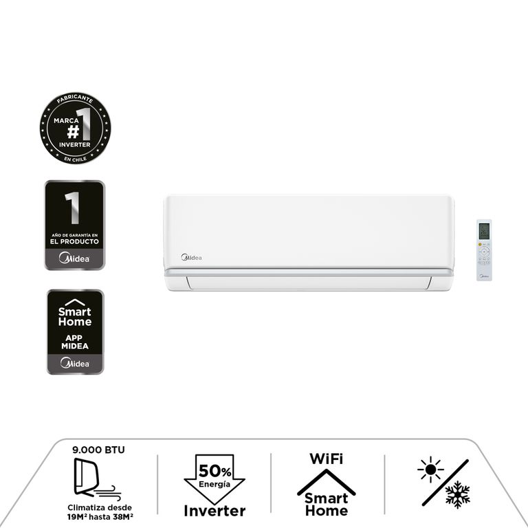 Aire acondicionado Split Eléctrico XTRA09k 9000 Btu