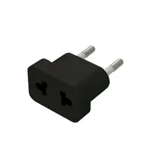 LEXO - Adaptador Americano 10a 2p Negro