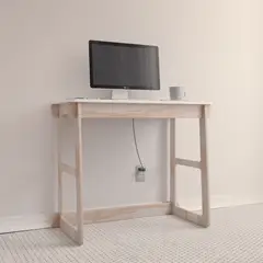GENERICO - Escritorio Simple Modular de Madera Compacto y Fácil de Armar Mobelling