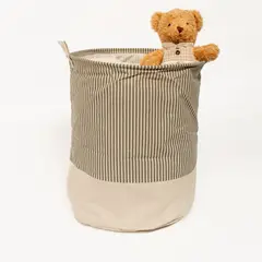 WAKESHOME - Cesto Para Ropa 40x50cm Canasto Con Asa Organizador Juguetes