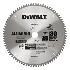 DEWALT - Disco De Sierra Circular 12" 80 dientes DWA03230