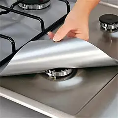 GENERICO - Papel Protector de Aluminio para Quemadores de Cocina