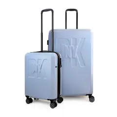 DKNY - Pack 2 Maletas Donna Karan Luxe S 10kg + L 23kg celeste