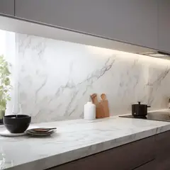 GENERICO - Panel UV Efecto Mármol Módelo Blanco Marmoleado