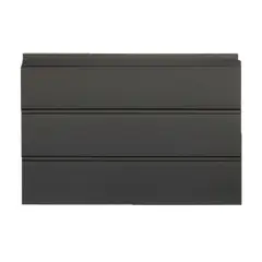 GENERICO - Revestimiento Exterior Siding Metálico Ebano Negro