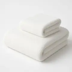 LE NUIT - Juego Toallas 1450 Gramos Algodón Egipcio Baño, Mano y Mano Visita Blanca