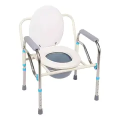 GENERICO - Baño Inodoro Wc Portátil Plegable Silla Ducha Color Blanco