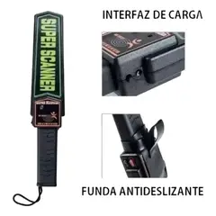 GENERICO - Detector De Metal De Mano Paleta Scanner Detector Manual