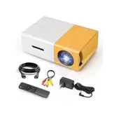 GENERICO - Proyector HD Portátil con Control Remoto + Imagen Nítida Casa