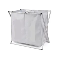 DEWINNER - Cesto Canasto Plegable Doble para Ropa Sucia