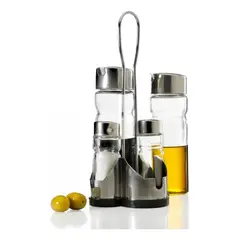 GENERICO - Alcuza Aceitero Salero Limón Vinagre Pimienta Mesa Comedor