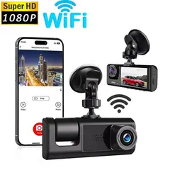 GENERICO - Cámara para Auto con 3 Canales Detección de Movimiento