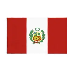 MERCADO CBF - Bandera Perú 150x90 Cm Bandera Peruana Bandera Del Perú