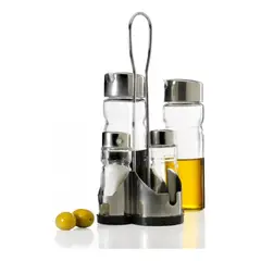 GENERICO - Alcuza Aceitero Salero Limón Vinagre Pimienta Mesa Comedor