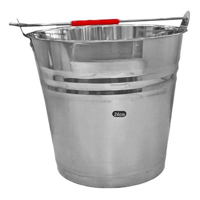 Generico Tina Para Bebidas Cubo Metálica Hielo 24Cm