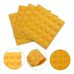 KUANGYE - 10un Palmeta Podotáctil Alerta Pvc Accesibilidad Universal