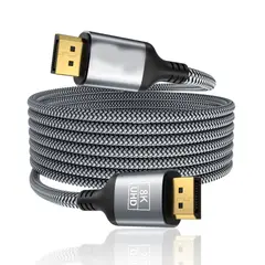 KUANGYE - Cable Display Port 1.4 Macho (8k 60hz/4k 144hz) 3 Metros