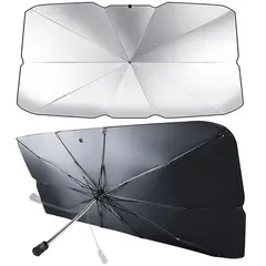 MOVI - PARASOL PLEGABLE PARA AUTO CON FILTRO UV TIPO PARAGUAS