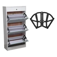 KUANGYE - Bisagras Soportes Para Mueble Zapatero De 2 Filas