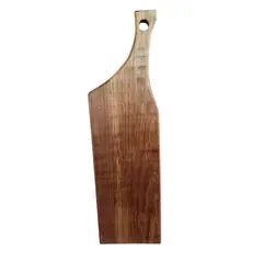 ARTESANIAS CHILENAS - TABLA DE PICAR RUSTICA DE MADERA NATIVA HECHA A MANO