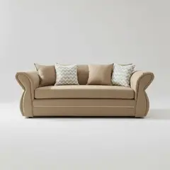 FLOBAL - Sofá 3 Cuerpos Grecia - Tela Repelente a Líquidos