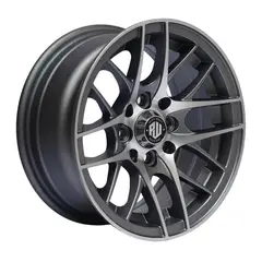 GENERICO - Set 4 llantas 13x6 4*100/108 Zolder Gunmetal Machine