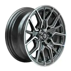 GENERICO - Set 4 llantas 13x6 4*100/114 Ozaka Gunmetal Machine