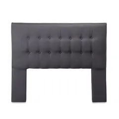 GENERICO - Respaldo King Lino Gris Oscuro Cp Seve