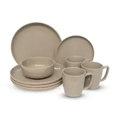 WAKESHOME - Set 16 Pcs Juego De Vajilla-Moscu Completo Ceramica