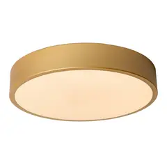 BOSCO - LAMPARA DE TECHO UNAR LED DORADO Ø30CM 18W 2700K