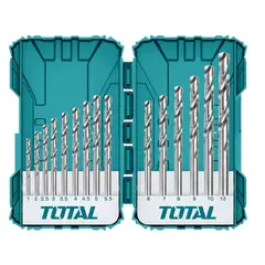TOTAL TOOLS - Set Juego Brocas Para Metal 15 Piezas