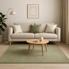 ELEMENTS & CO - Alfombra Plain Verde 240x340 cm