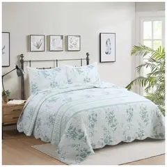 GENERICO - Cubrecama Verano 2 Plazas Quilt De Diseños Estampados