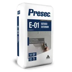 PRESEC - Mortero estuco exterior normal (E-01) saco 25kg