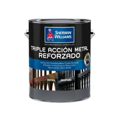 SHERWIN WILLIAMS - Esmalte anticorrosivo Triple acción reforzado gris 1 gal