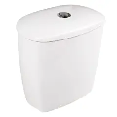 CORONA - Estanque WC con pulsador 6 litros Laguna blanco