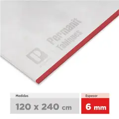 PIZARRENO - Plancha lisa permanit 1200x2400x6 mm
