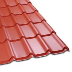 INSTAPANEL - Teja curva terracota 0,4x1165x2000mm