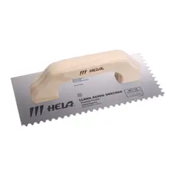 HELA - Llana acero 280x130 mm dentada 5 mm