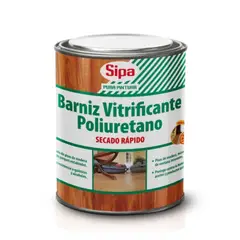 SIPA - Barniz vitrificante poliuretano semibrillo 1/4 gal