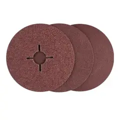 BOSCH - Set 12 fibro disco 115mm gr 36/60/100